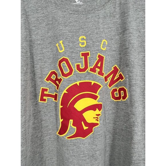 Men’s USC Trojans Short Sleeve T Shirt Grey Size 3XL - Picture 2 of 5
